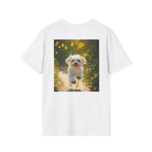Playful Maltese Pup Tee