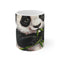 "Playful Panda Bamboo Coffee Mug"