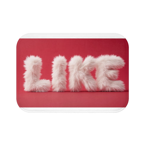 "Plush Fur 3D Bath Mat"