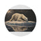 "Polar Bear Floe Round Rug"