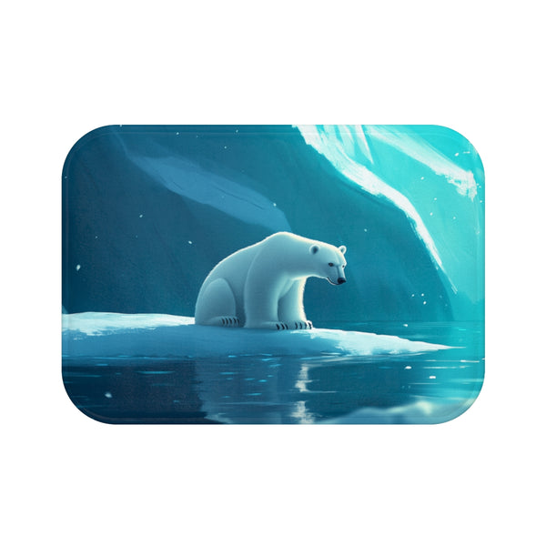 Polar Bear Meltdown Bath Mat