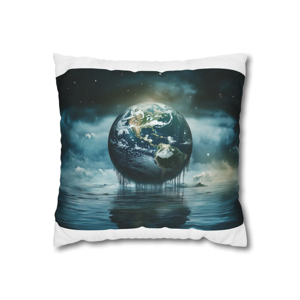 "Pollution Tears Pillowcase: Save Earth"