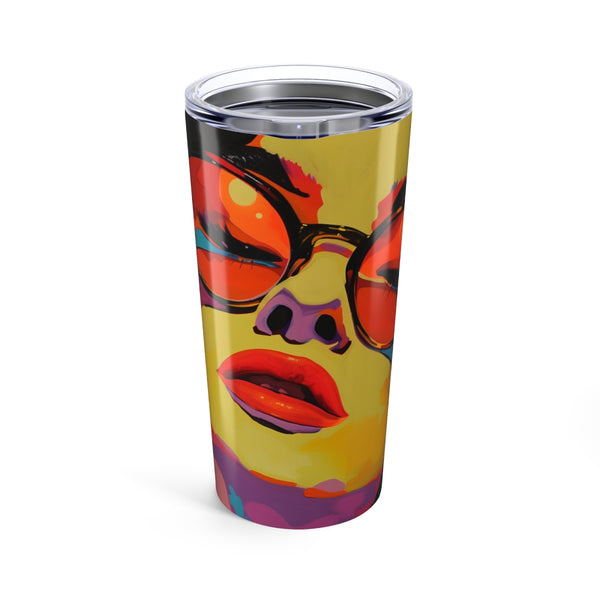 Pop Art Portrait Bottle: Refreshingly Unique!