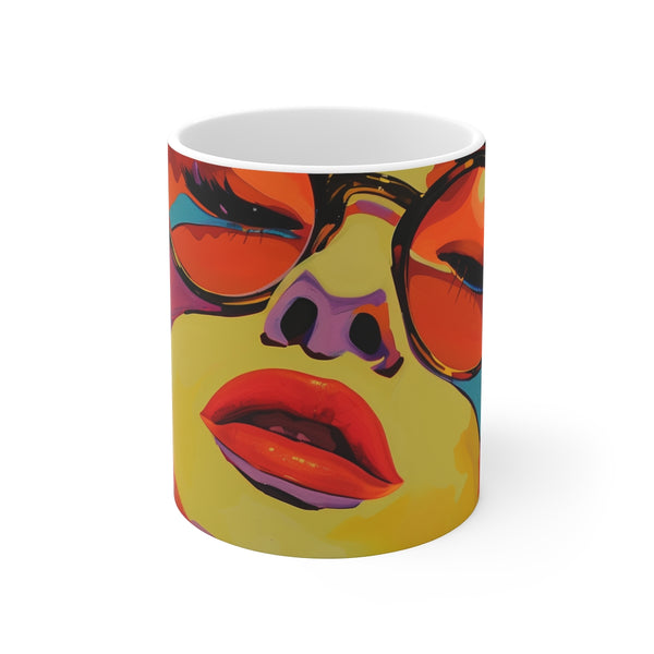 "Pop Art Portrait Coffee Mug"