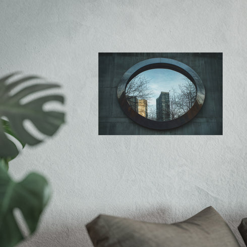 Portal Mirror Above Skyscraper Skies