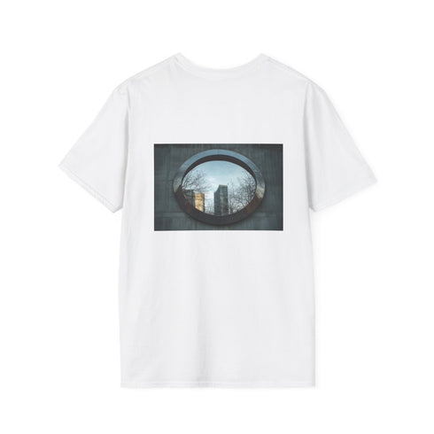 Portal Mirror Above Skyscrapers T-Shirt