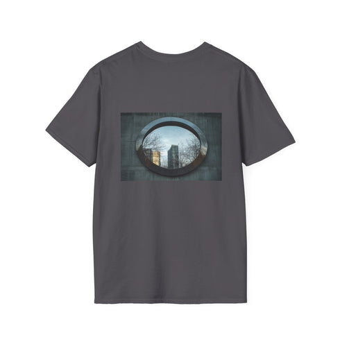 Portal Mirror Above Skyscrapers T-Shirt
