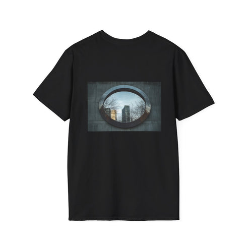 Portal Mirror Above Skyscrapers T-Shirt