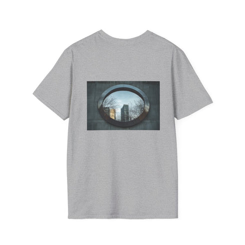 Portal Mirror Above Skyscrapers T-Shirt