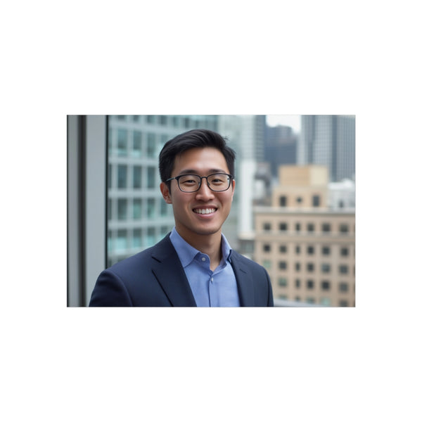 "Portal Mirror Over City Skyscrapers"