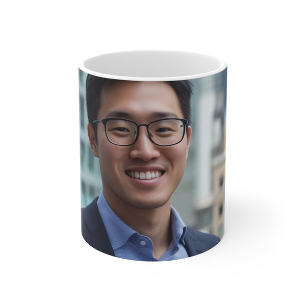 Portal Mirror Skyscraper Coffee Mug