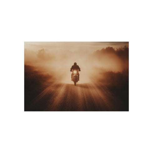 Post-Apocalyptic Biker Dusty Road Adventure