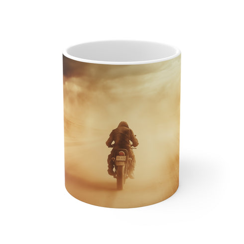 Post-Apocalyptic Biker Mug Design