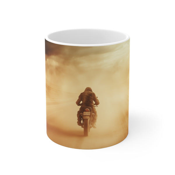 Post-Apocalyptic Biker Mug Design