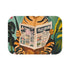 Poster of Bengal Cat Sitting Luxury Memory Foam Bath Mat - Top View