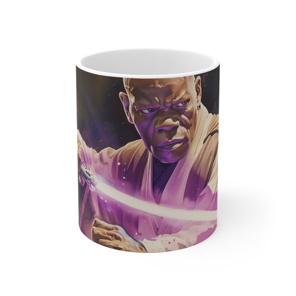 "Powerful Mace Windu Lightsaber Mug"