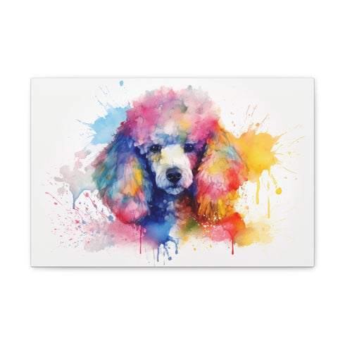 "Precious Poodle Puppy Portrait Print"