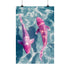 "Pretty Pink Koi in Water"