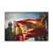 "Proudly Displaying Spain's Patriotic Colors"
