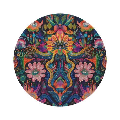 "Psychedelic Ayahuasca Dream Rug"