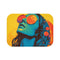 "Psychedelic Rock Band Bath Mat"