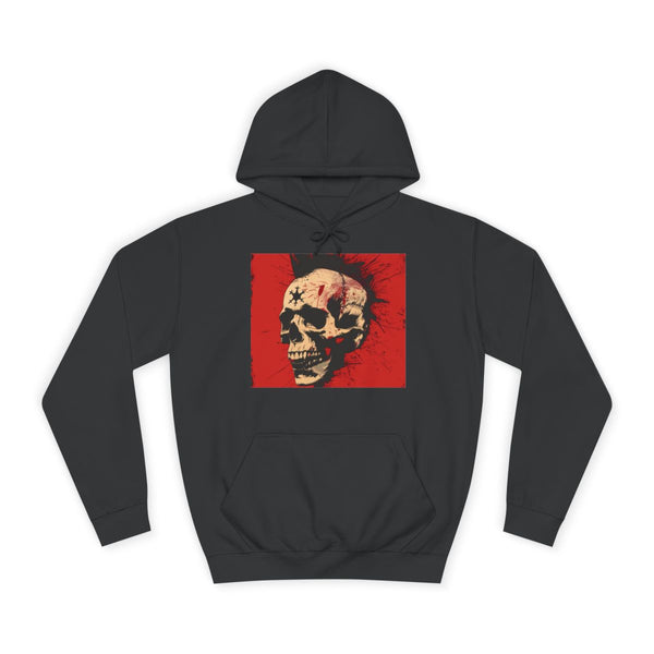 Punk Rock — Heavyweight Graphic Hoodie — Front Heavyweight Fleece Hoodie View