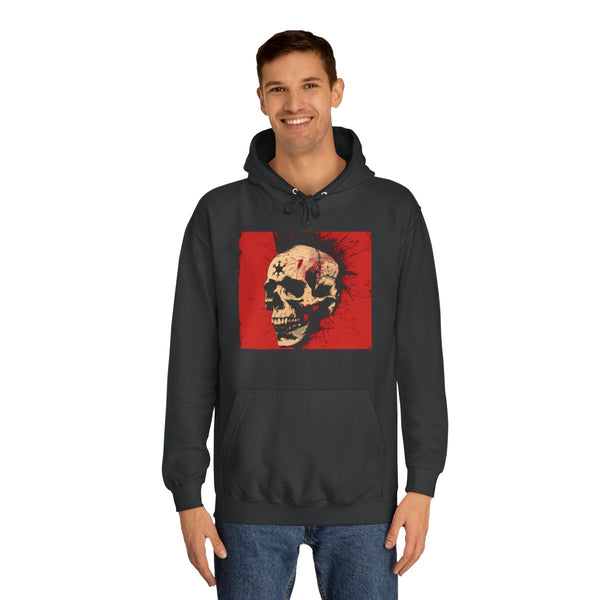 Punk Rock — Heavyweight Graphic Hoodie — Model Streetwear Fit View
