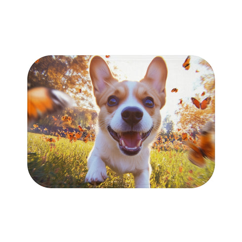 "Puppy Paradise Bath Mat"