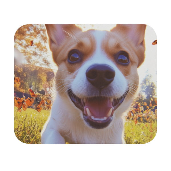 Puppy Paws Butterfly Chase Mousepad