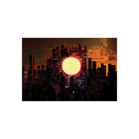 "Purchase Digital Eclipse Cyber City Poster"