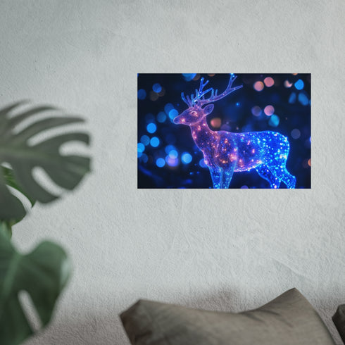 Purchase Futuristic Light Deer Poster