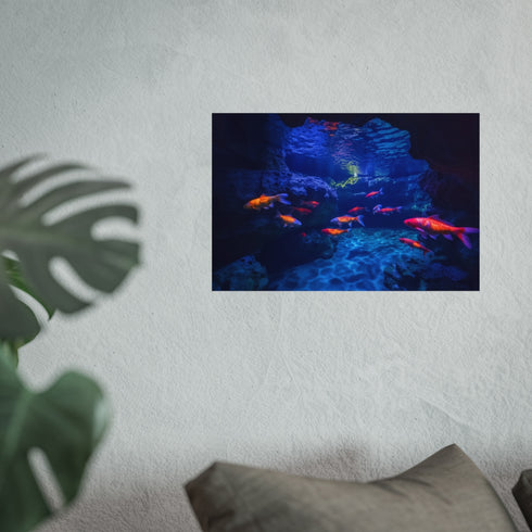 Purchase Stunning Glowing Koi Poster