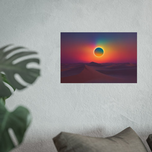 Purchase Stunning Rainbow Eclipse Poster