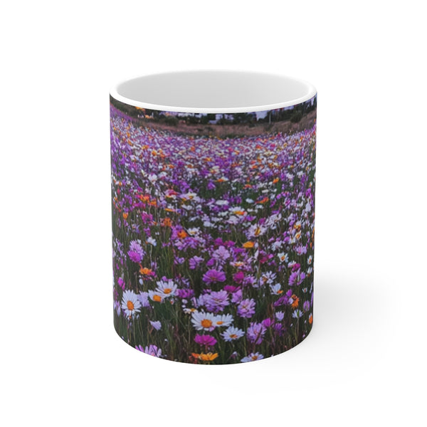"Purple Desert Bloom Coffee Mug"