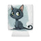 Purrfect Cartoon Cat Can Cooler