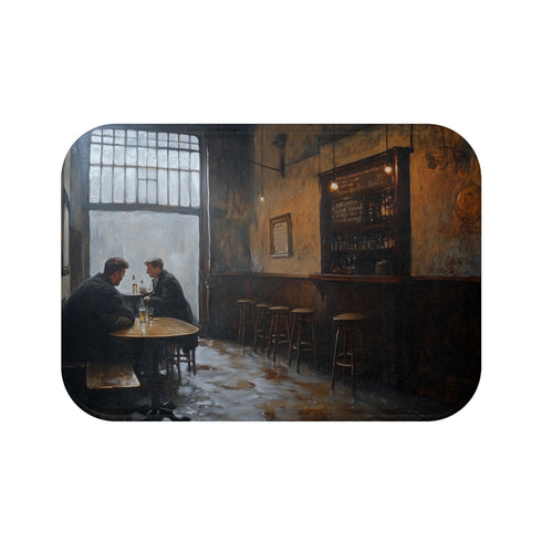 "Quaint English Pub Bath Mat"