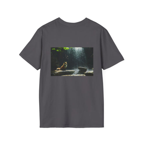 Quantum Fox Behind Waterfall Shirt