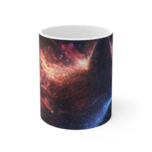 Quantum Fox Particle Design Coffee Mug
