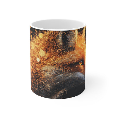 Quantum Fox Particles Coffee Mug