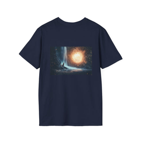 Quantum Fox Waterfall Portal T-Shirt
