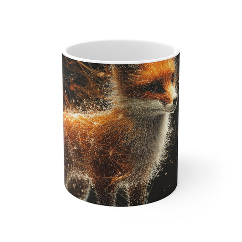 Quantum Particle Fox Coffee Mug