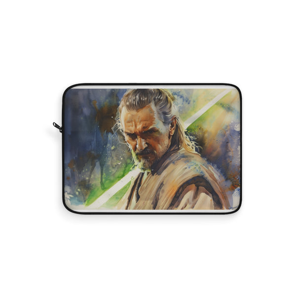 "Qui-Gon Jinn Jedi Laptop Sleeve"