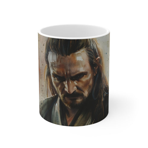 "Qui-Gon Jinn Jedi Mug: Galactic Brew Buddy"