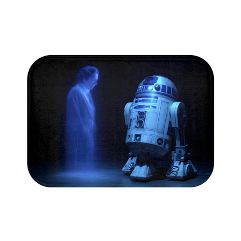 R2-D2 Hologram Bath Mat Design