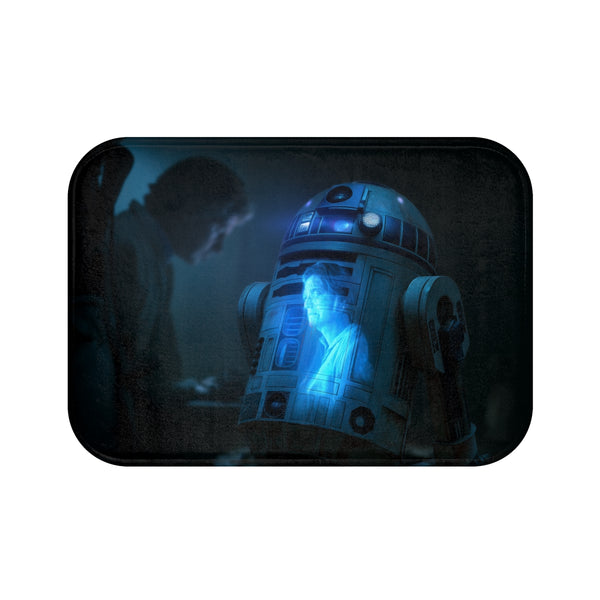 R2-D2 Projection Bath Mat Design