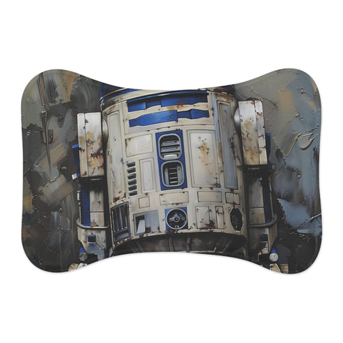 "R2-D2 Star Wars Pet Mat: Out-of-this-world comfort for your furry friend!"