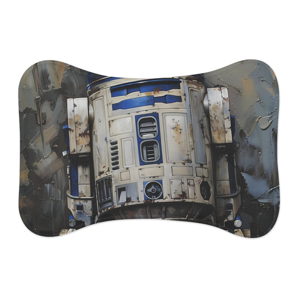 "R2-D2 Star Wars Pet Mat: Out-of-this-world comfort for your furry friend!"