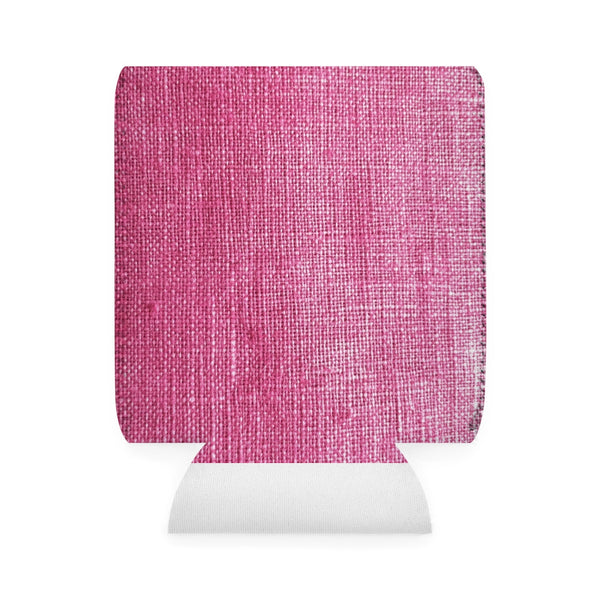 R2Poli Pink Burlap Coolie Sleeve