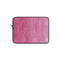 "R2Poli Pink Burlap Laptop Sleeve"