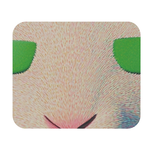 Rabbit Smiles Mouse Pad Whimsical Design
